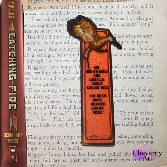 The hunger games catching fire bookmark