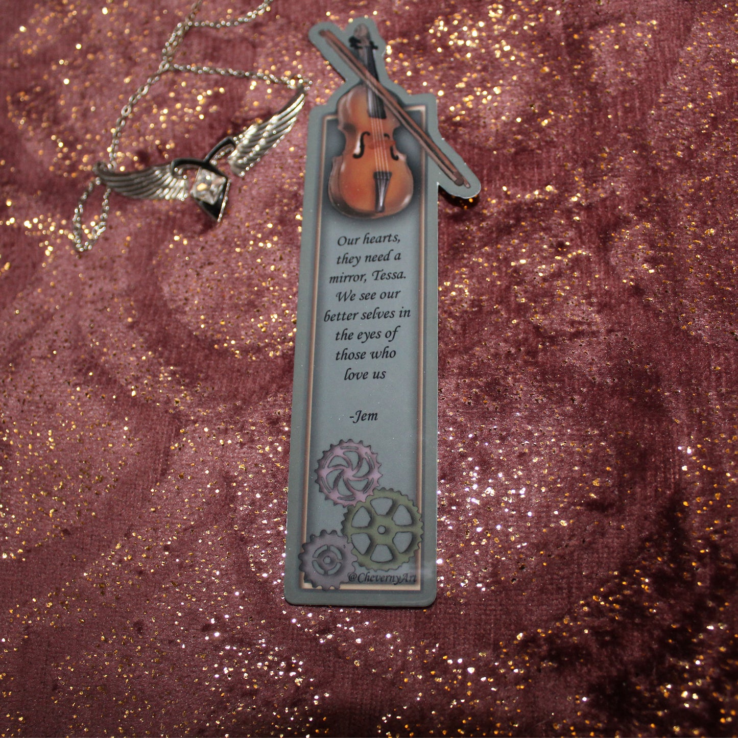 The infernal device bookmark jem