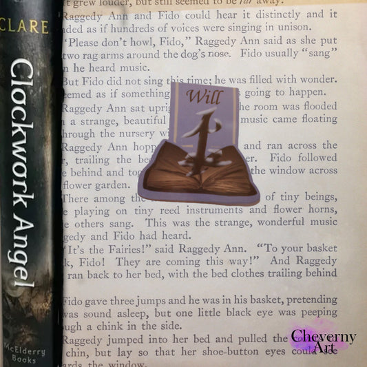 The infernal device magnetic bookmark Will