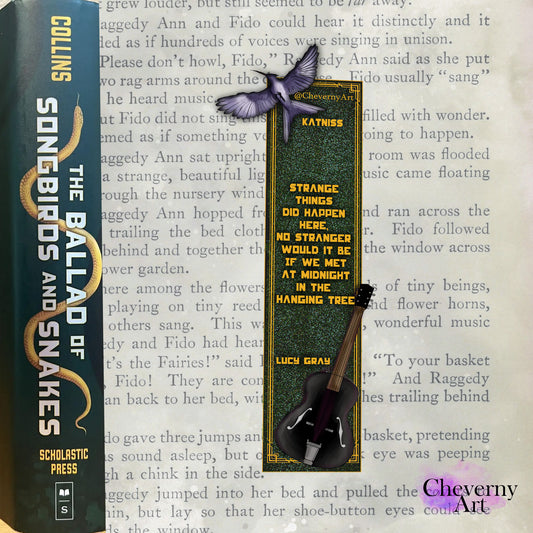 The Hunger Games the Hanging tree bookmark