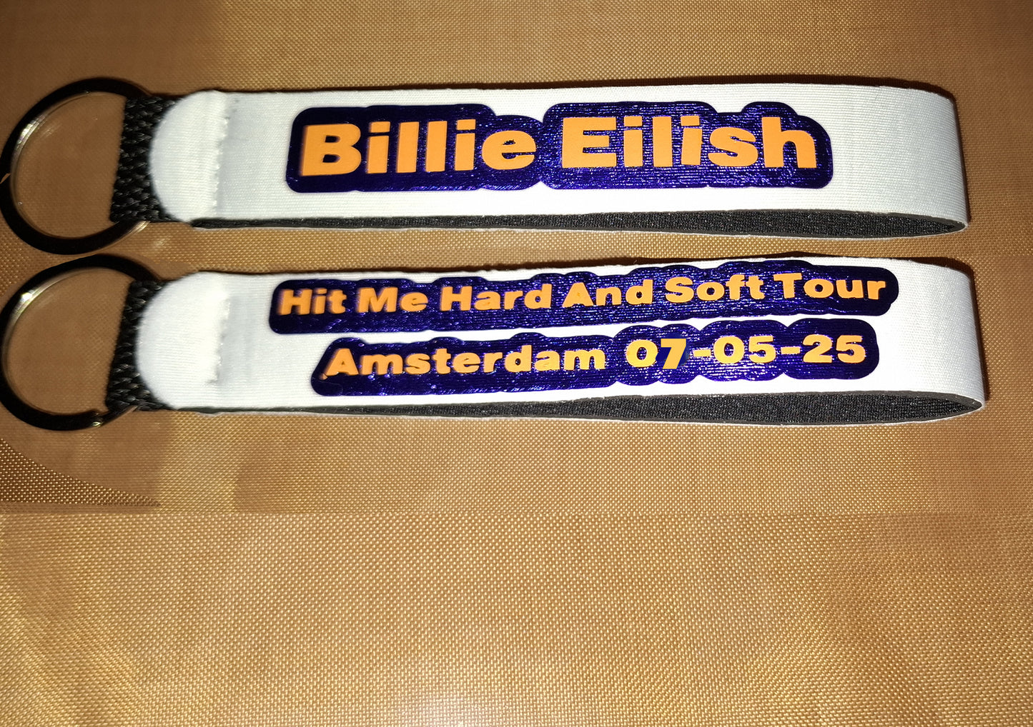 Billie Eilish tour keychain 07-05-25