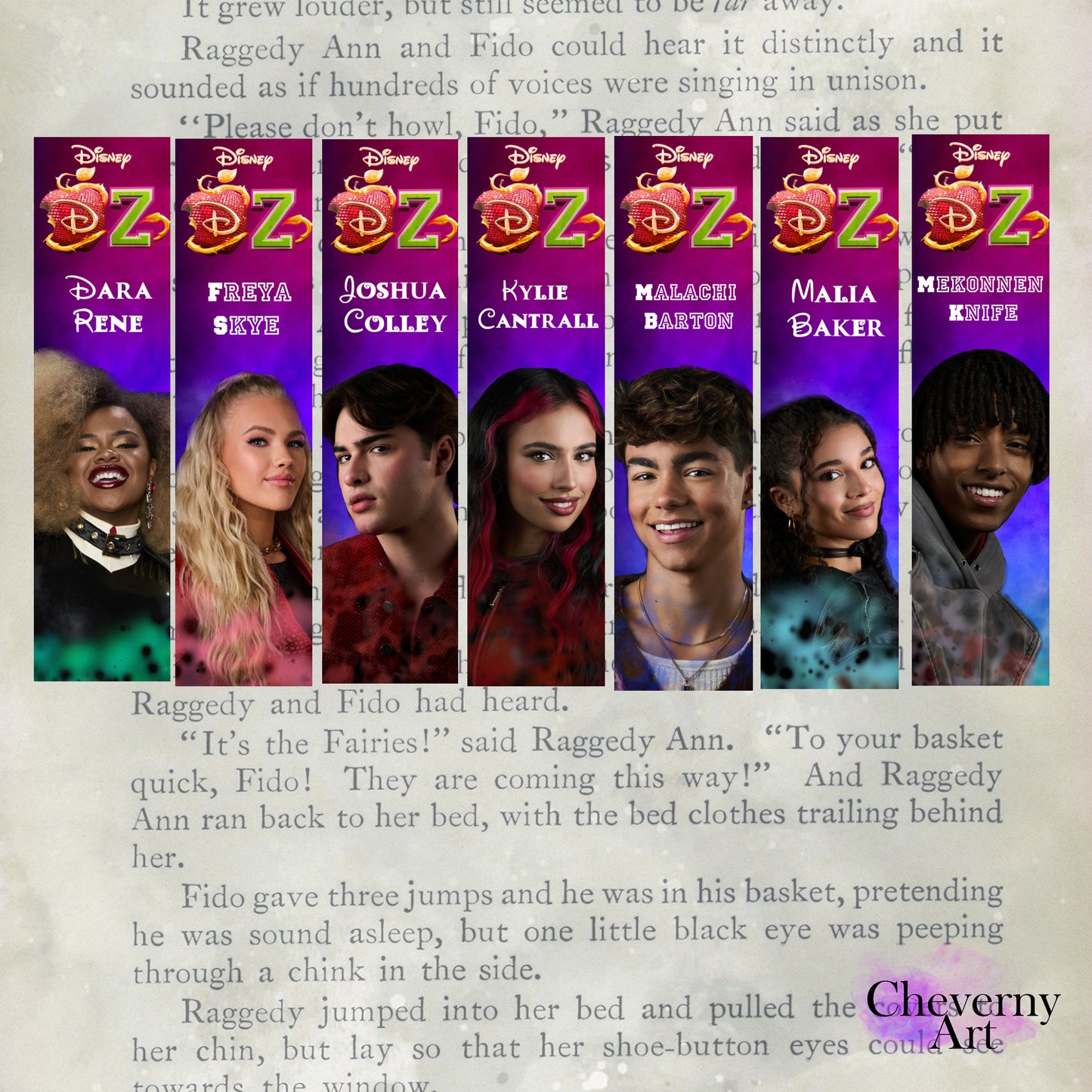 Descendants Zombies world collide tour bookmarks