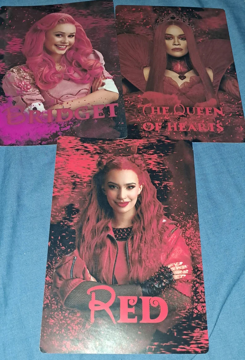 Descendants the rise of red mini posters (