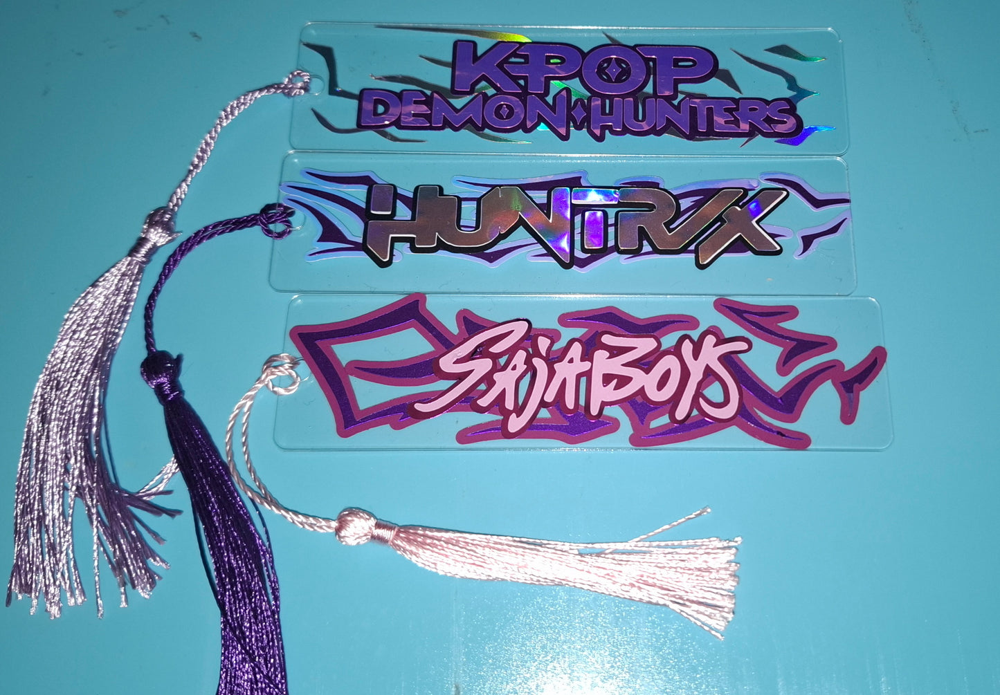 K-pop demon hunters bookmarks