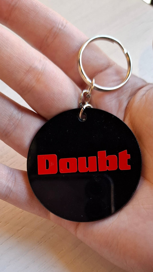 Twenty one pilots Doubt sleutelhanger rond