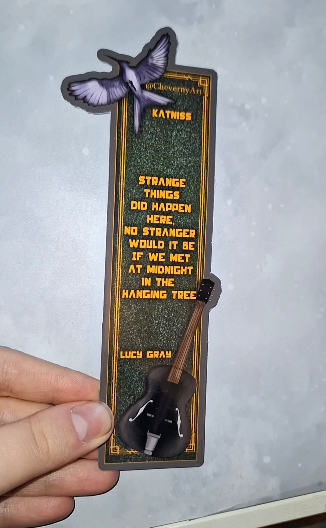 The Hunger Games the Hanging tree bookmark
