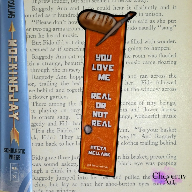 The Hunger Games Peeta bookmark