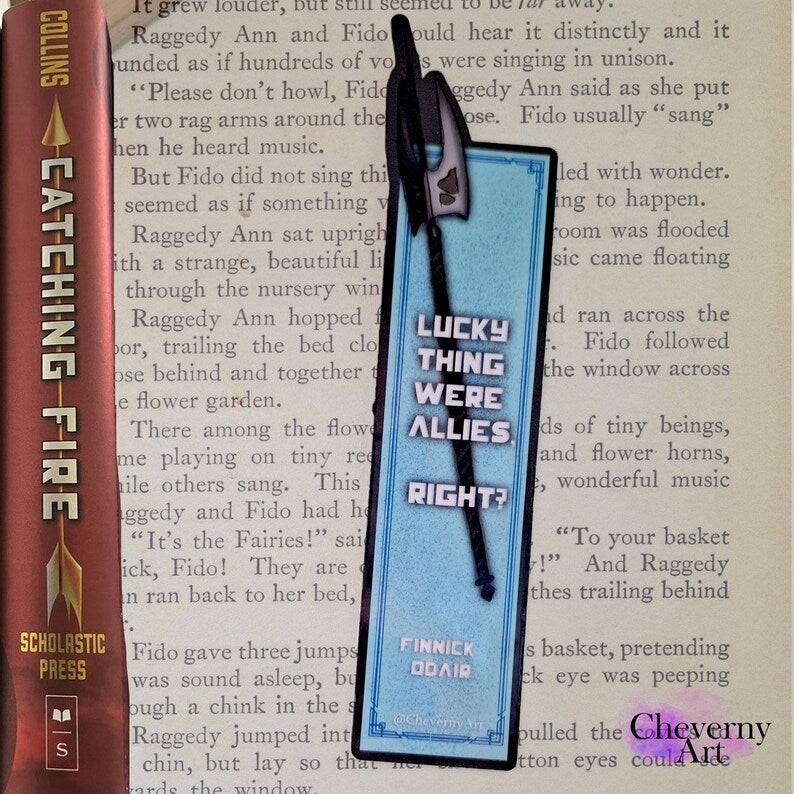 The Hunger Games Finnick bookmark