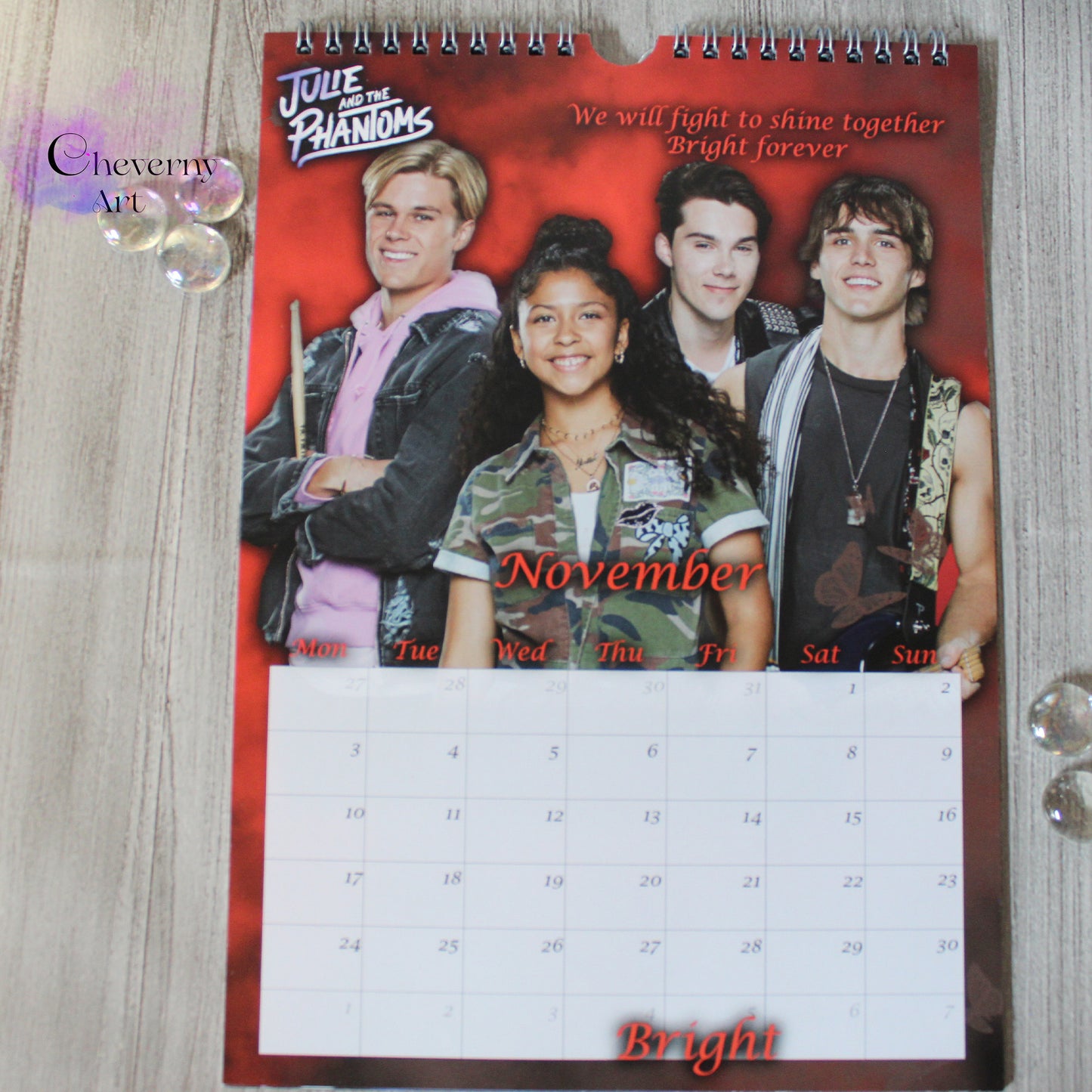 Julie and the phantoms 2025 calender