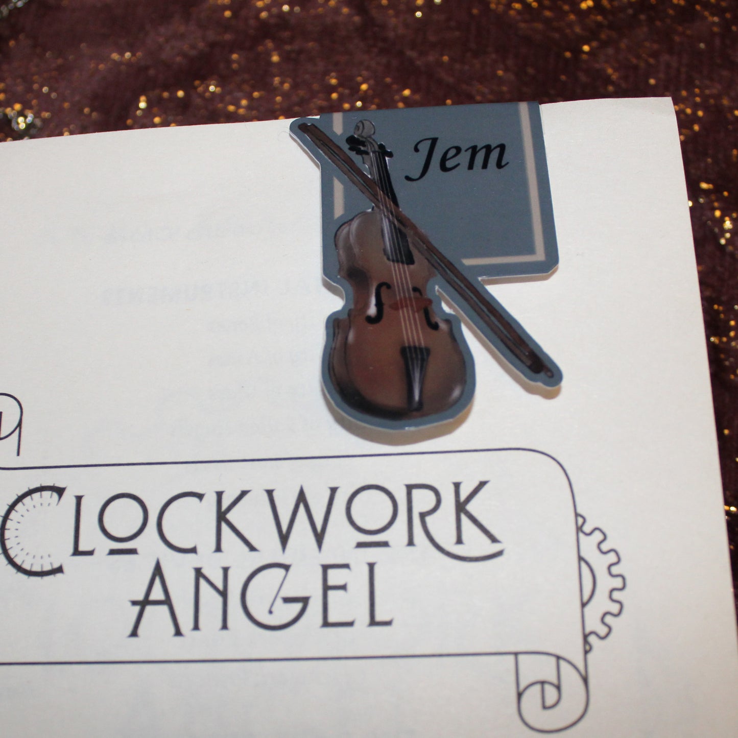 The infernal device magnetic bookmark jem