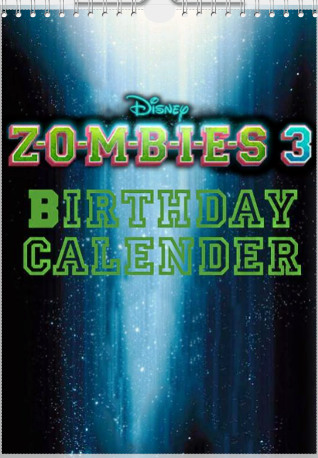 Zombies 3 Calendar sale