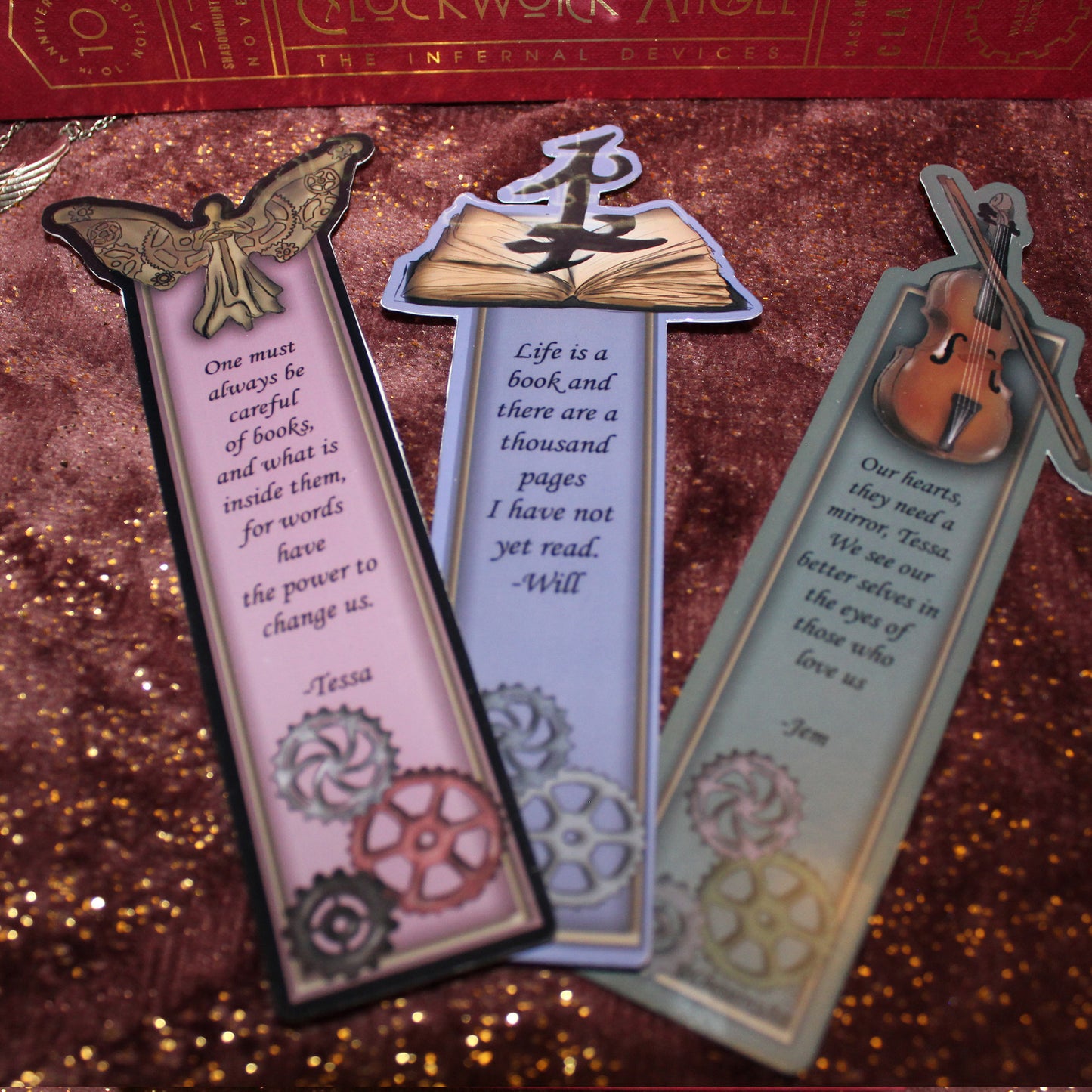 The infernal device bookmark jem