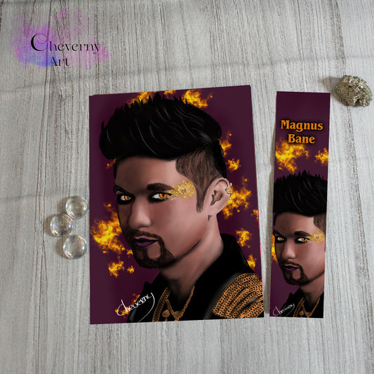 magnus bane orange art