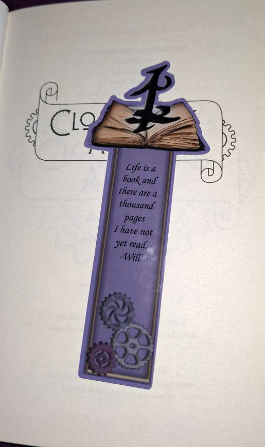 The infernal device bookmark will