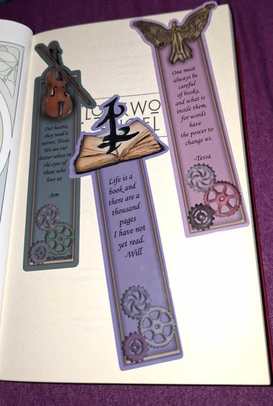 The infernal device bookmark jem