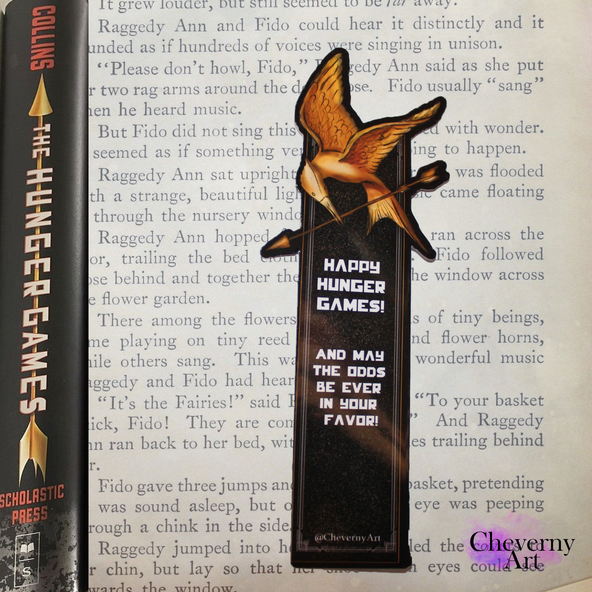 The hunger games bookmark