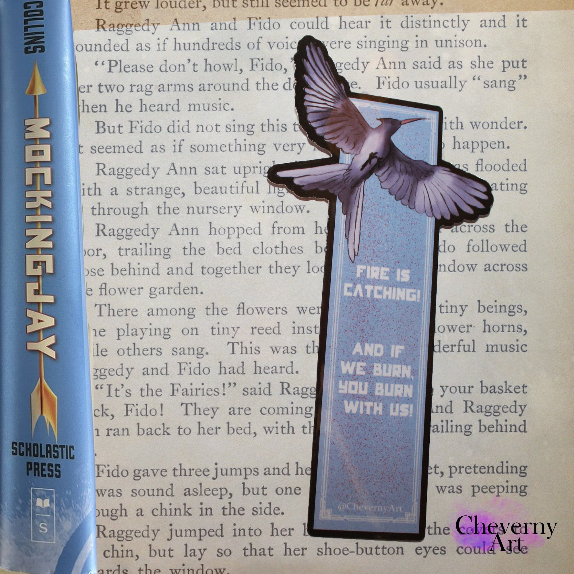 The hunger games mockingjay bookmark