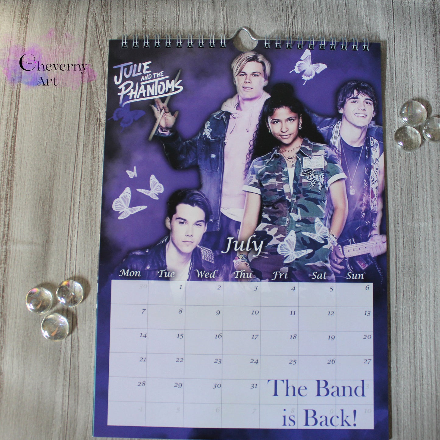 Julie and the phantoms 2025 calender