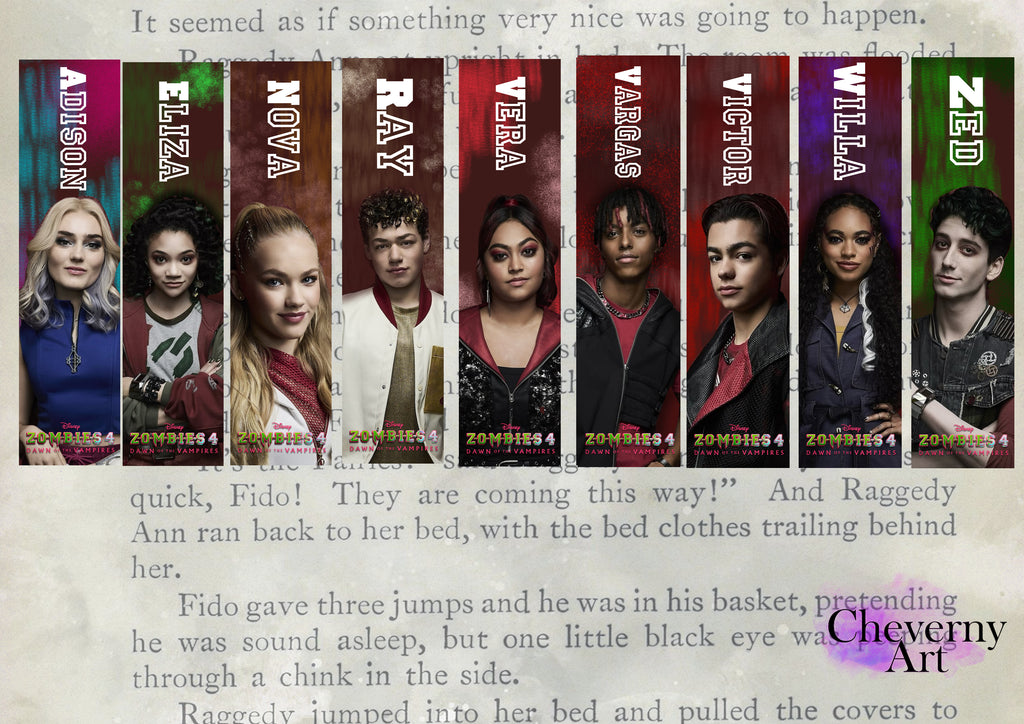Zombies 4 bookmarks