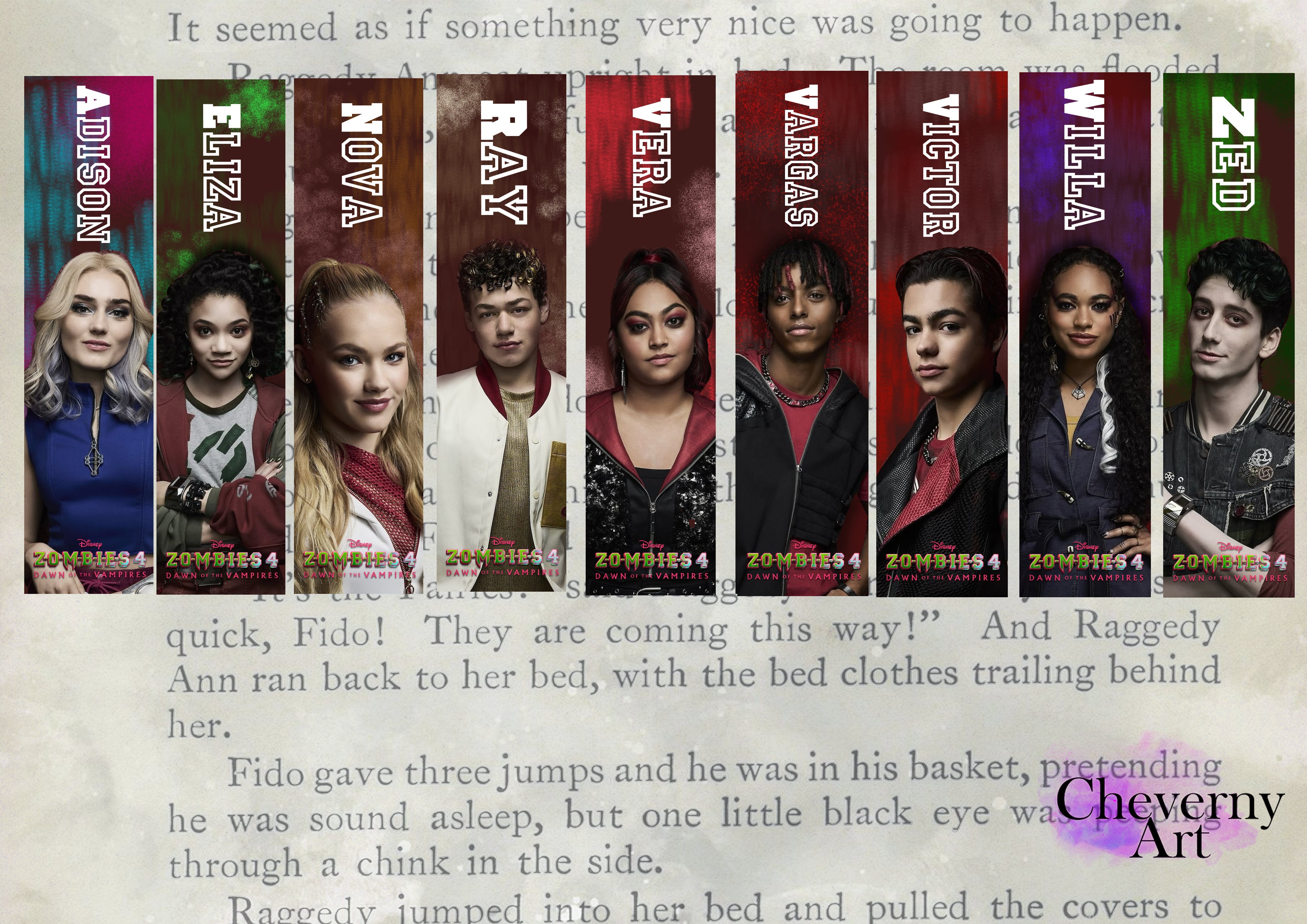 Zombies 4 bookmarks