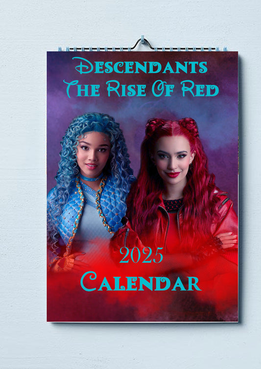 Descendants the rise of Red 2025 calendar PRE ORDER! SHIPPING LATE SEPTEMBER