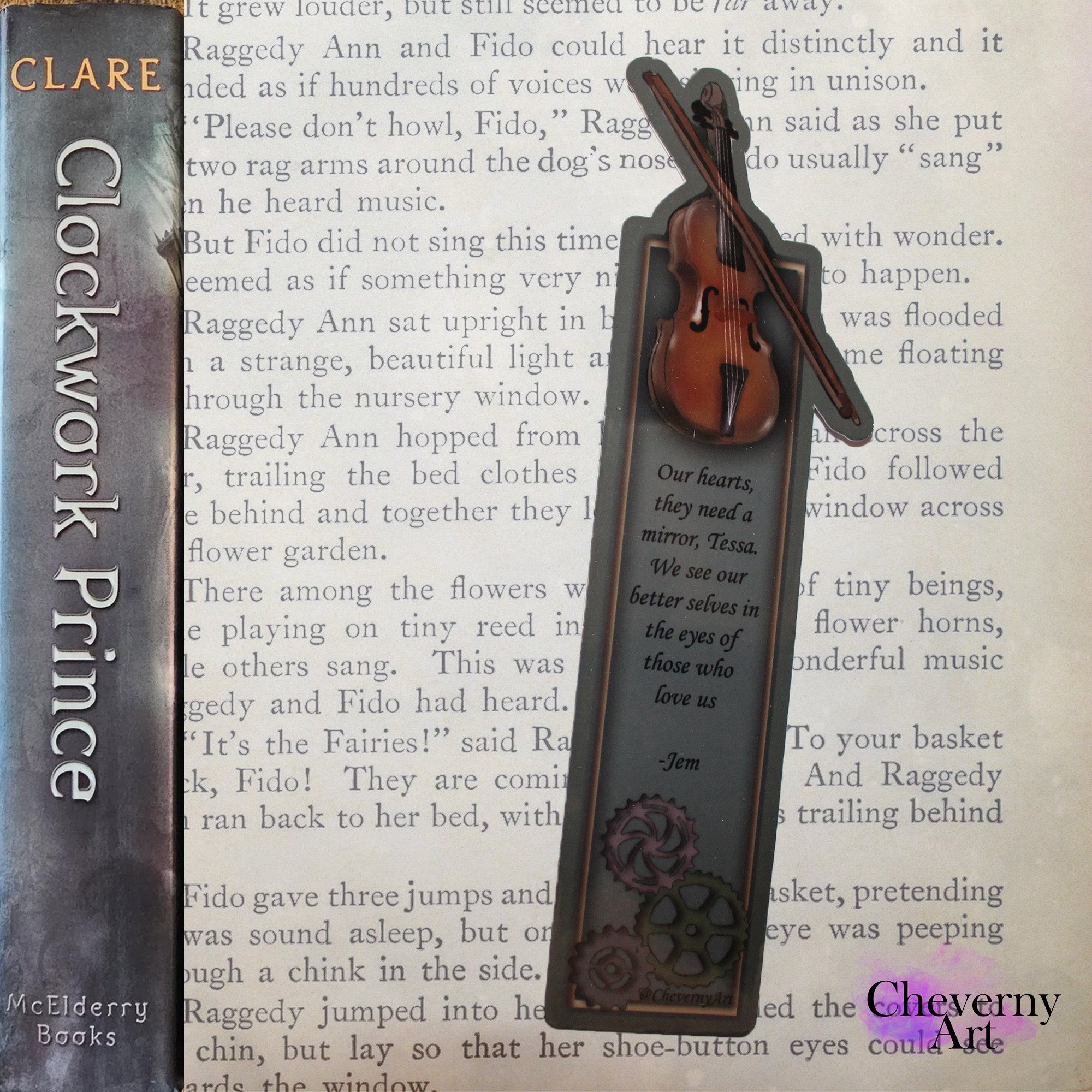 The infernal device bookmark jem