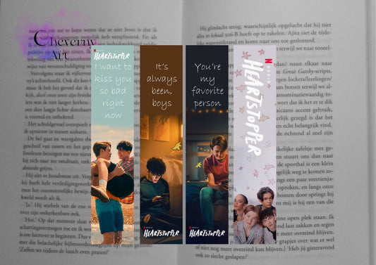 Heart stopper bookmarks