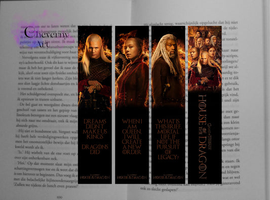 House of the dragon bookmarks sale