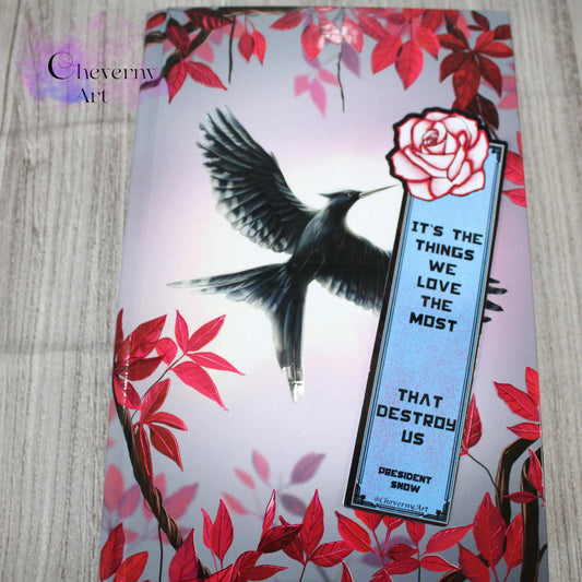 The hunger games Mockingjay snow Bookmark