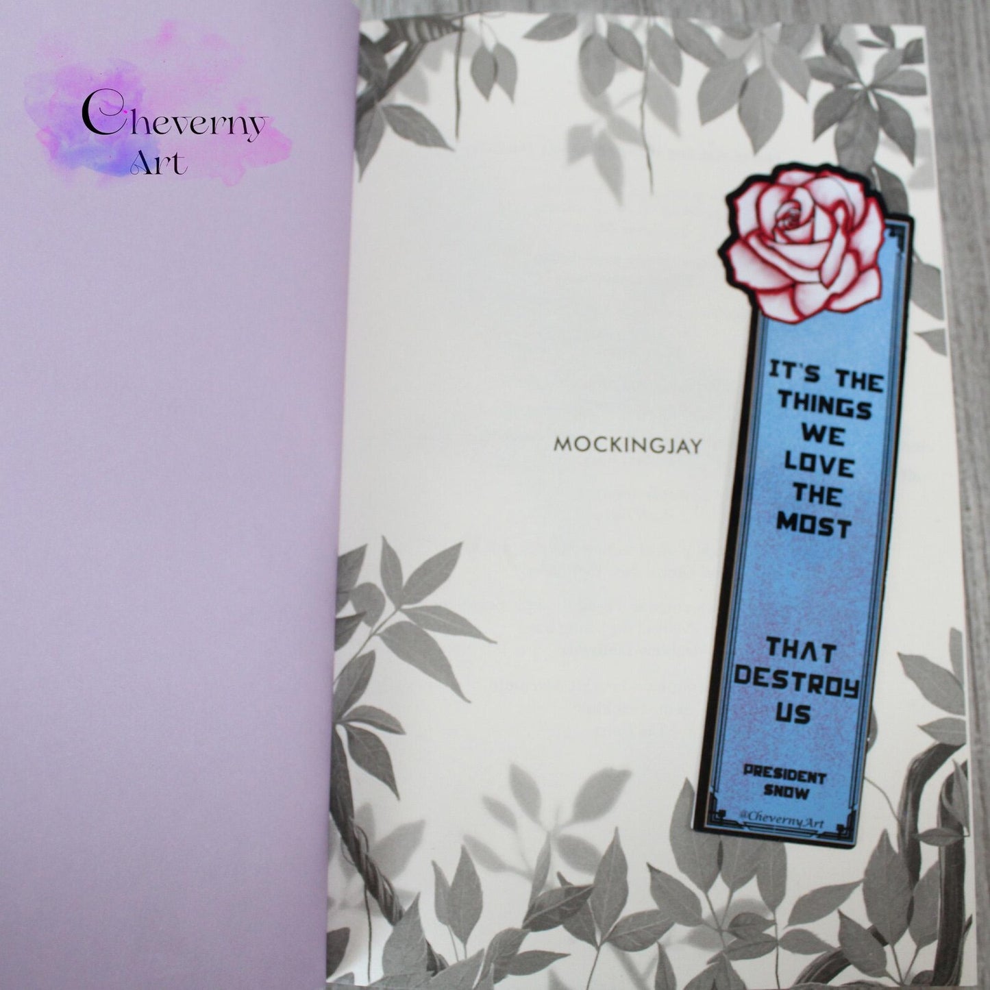 The hunger games Mockingjay snow Bookmark