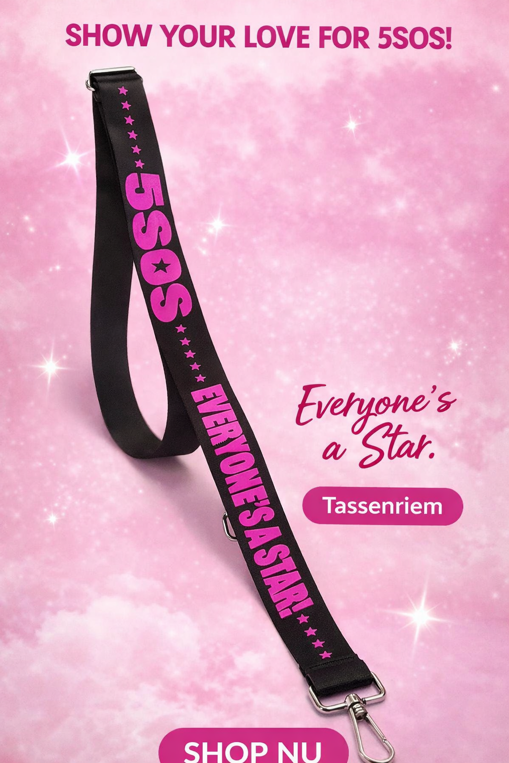 5 Seconds of Summer bag strap