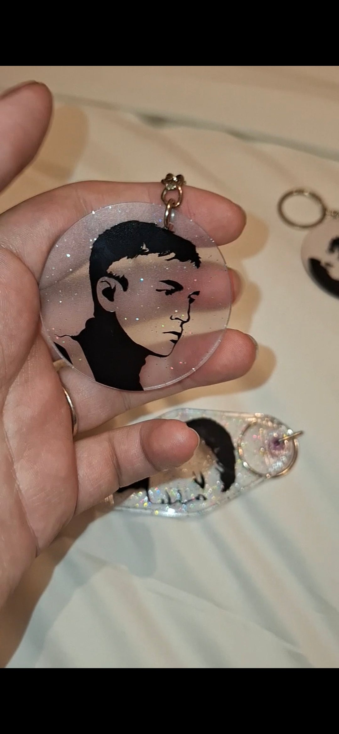 Twenty one pilots Josh and Tyler keychain