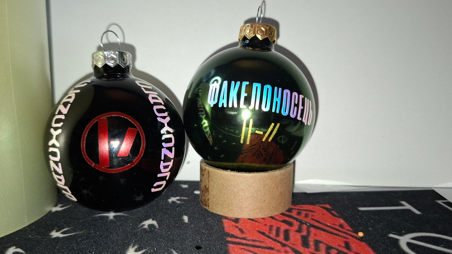 Twenty one pilots christmas balls