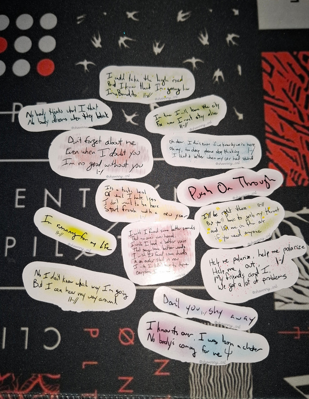 Twenty one Pilots sticker pack