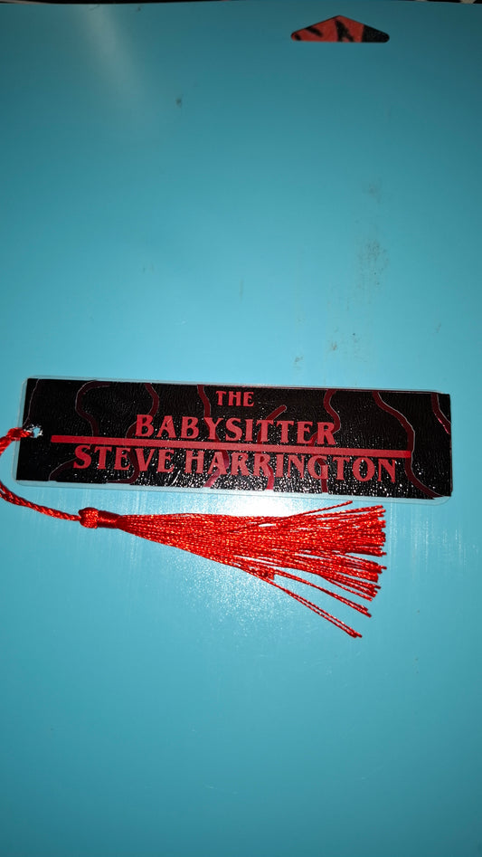 Stranger things bookmark steve harrington