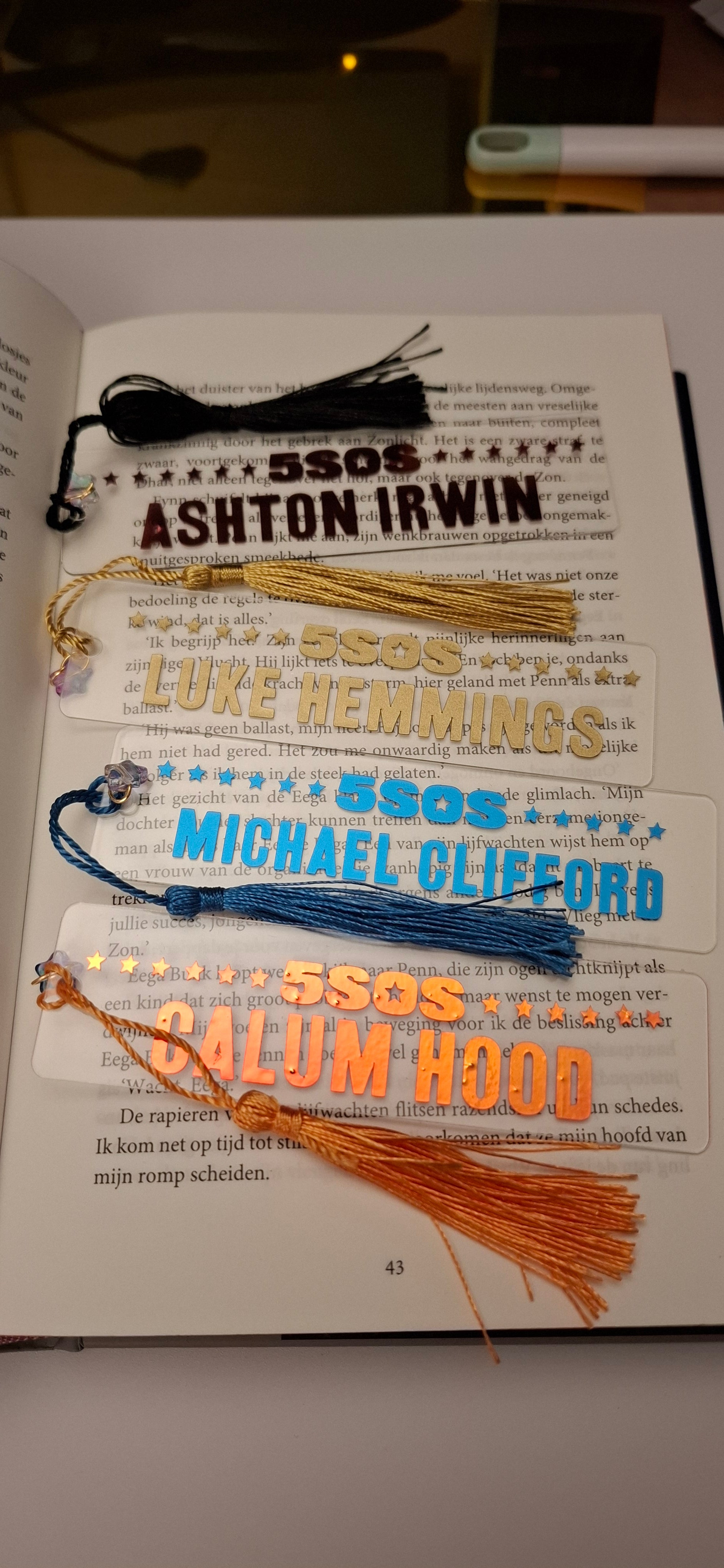 5sos Bookmark set