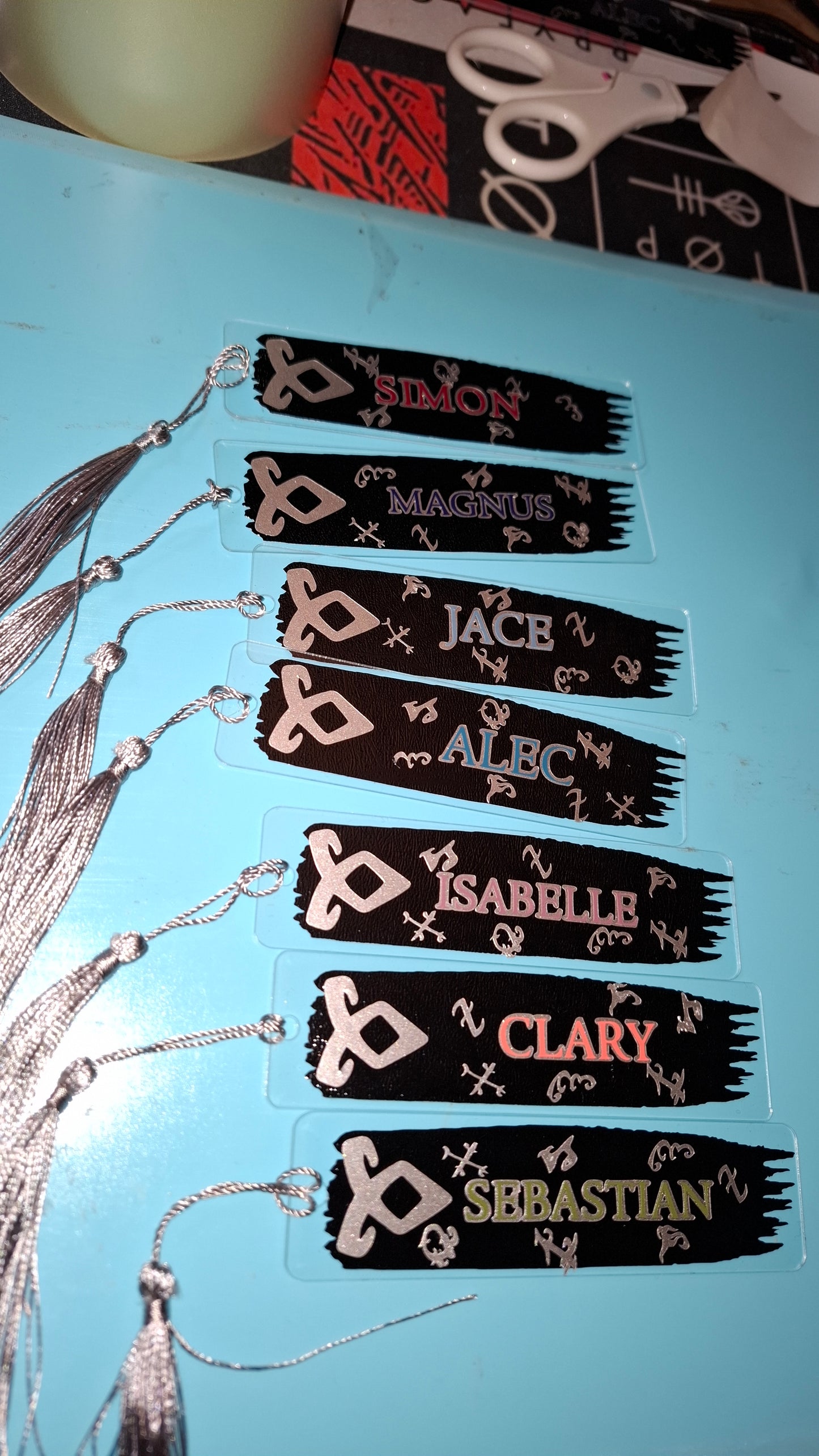 ShadowHunters acrylic bookmarks