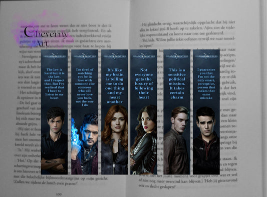 Shadow Hunters bookmarks