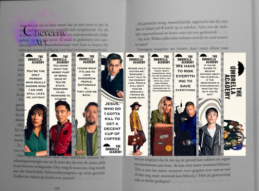 The Umbrella academy bookmarks